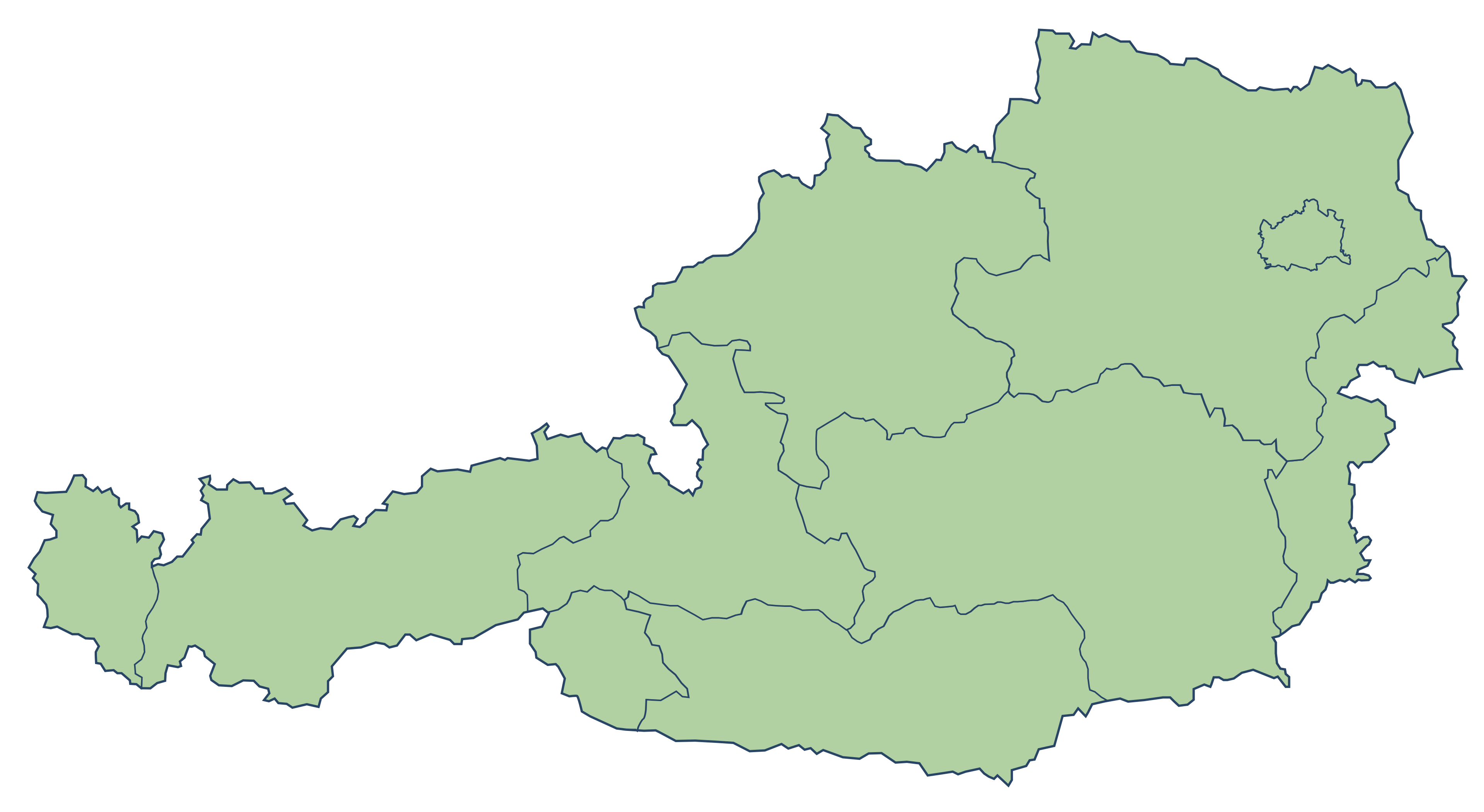 Map of Austria
